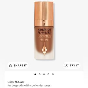 Charlotte Tilbury airbrush flawless foundation 15 cool new in box